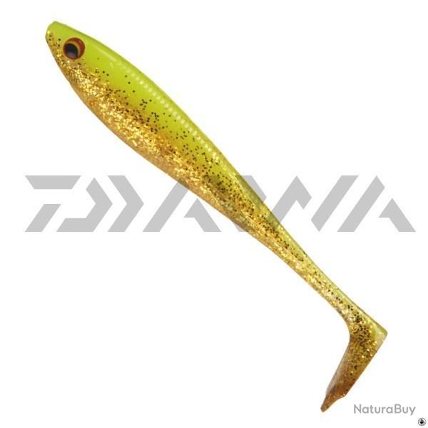 Leurre Souple Daiwa Prorex Duck Fin Shad 9cm UV Chartreuse 4g Par 7
