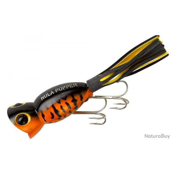 Leurre Popper Arbogast Hula Popper 4,4cm Yellow Coach Dog
