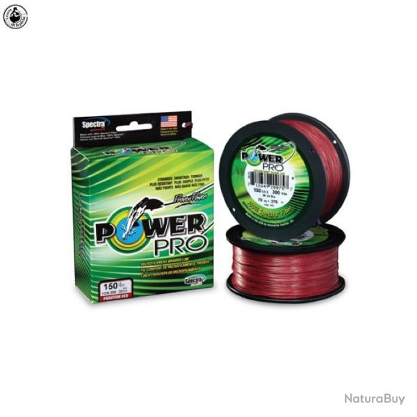 Tresse Power Pro Rouge - Bobine de 455m 36/100