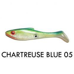 Leurre Big Bite Baits Swimbait Super Shad 12,5cm Chartreuse Blue