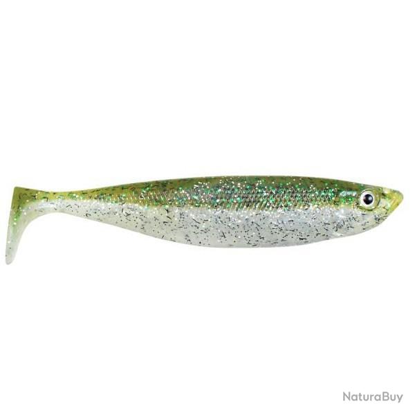 Leurre Souple CWC Tumbler Shad 13cm 03 - Green Shad Flash