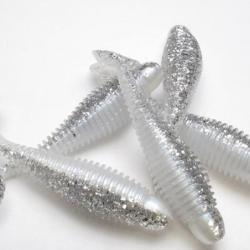 Leurre Souple Lunker City Grubster 5cm Ice Shad