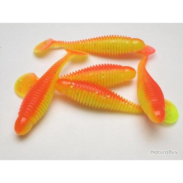 Leurre Souple Lunker City Grubster 5cm Atomic Chicken
