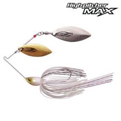 Spinnerbait OSP High Pitcher Max Tandem Willow S06 - Vivid Pearl White