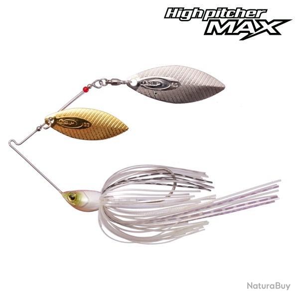 Spinnerbait OSP High Pitcher Max Tandem Willow S06 - Vivid Pearl White