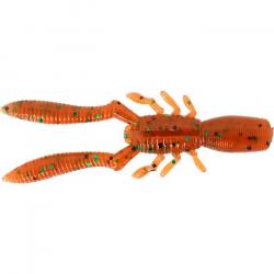 Leurre Souple Megabass Bottle Shrimp 7,6cm Root Beer Green / Black Flake