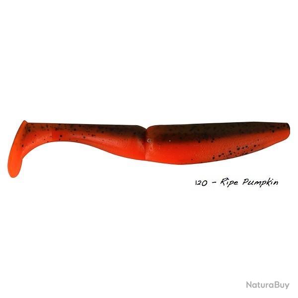 Leurre Souple Sawamura One Up Shad 4 pouces - 8,4cm 120 - Ripe Pumpkin