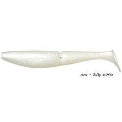 Leurre Souple Sawamura One Up Shad 4 pouces - 8,4cm 027 - Silky White