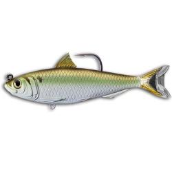Leurre Souple Live Target Blueback Herring Swimbait 16,5cm 703 - Green Bronze