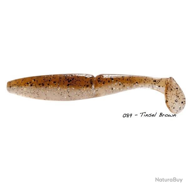Leurre Souple Sawamura One Up Shad 7 pouces - 14,8cm 089 - Tinsel Brown