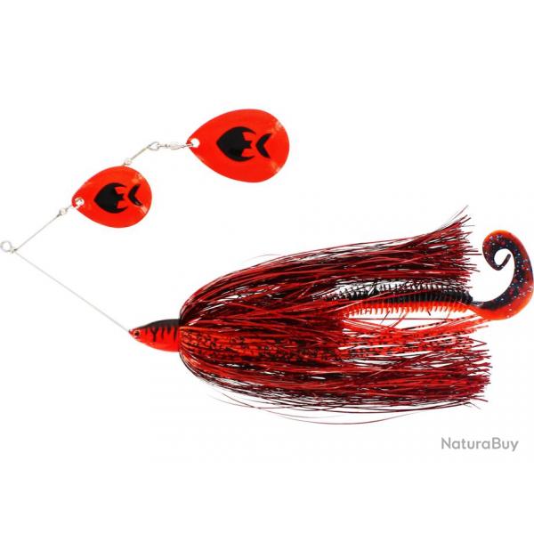 Leurre spinnerbait Westin Monster Vibe Colorado 65g Flash Red