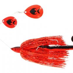 Leurre spinnerbait Westin Monster Vibe Colorado 65g Red Tiger
