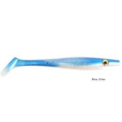 Leurre souple CWC Strike Pro Pig Shad Small 15cm 100 - Blue Pearl