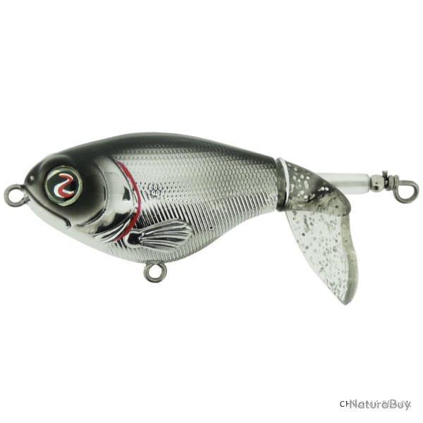 Leurre River2Sea Whopper Plopper 75 Chrome Black