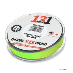Tresse Sufix 131 G-Core X 13 Braid 150m Chartreuse PE 0,6
