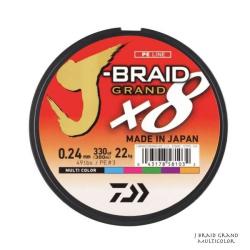 Tresse Daiwa J Braid Grand X8 150m Multicolore 13/100 150m