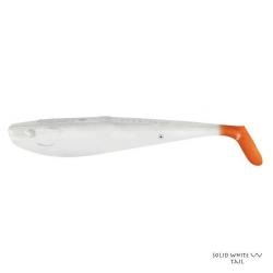 Leurre Souple Quantum Mann's Q-Paddler 10cm Solid White UV Tail