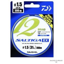 Tresse Daiwa Saltiga 12 Braid EX 35/100 300m