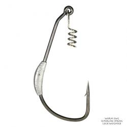 Hameçon Texan Plombé Gamakatsu Worm EWG Superline Spring Lock Weighted 5/0