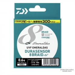 Tresse Daiwa UVF Emeraldas Dura Sensor 8 Braid 150m PE 0,5