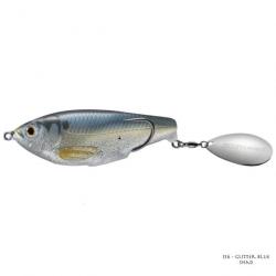 Leurre Souple Live Target Commotion Shad Hollow Body 7cm 156 - Glitter Blue Shad