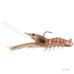 Leurre Souple Live Target Fleeing Shrimp Plastic Jig 7cm 915 - Pink