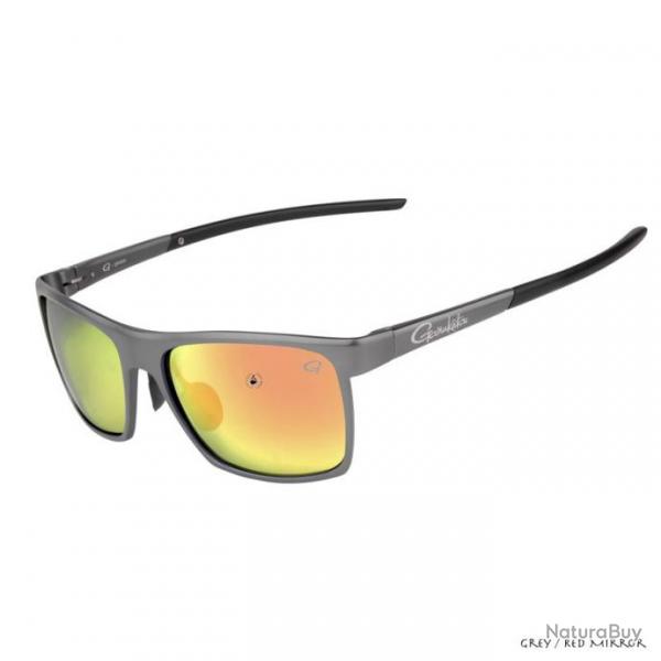 Lunettes de Soleil Gamakatsu G-Glasses Alu Polarises Grey / Red Mirror