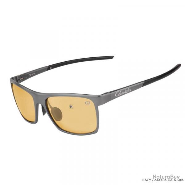 Lunettes de Soleil Gamakatsu G-Glasses Alu Polarises Grey / Amber Mirror