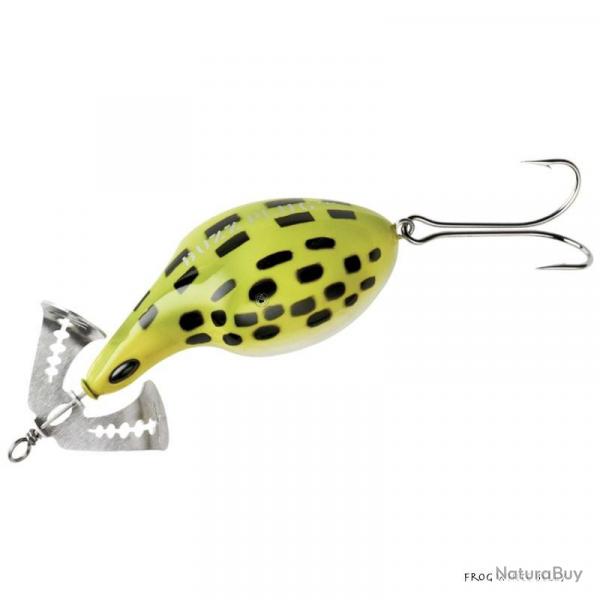 Poisson Nageur Arbogast Buzz Plug Junior 8cm Frog White Belly
