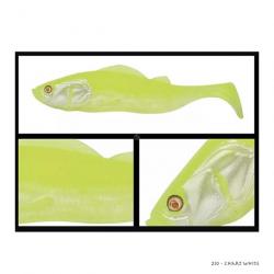 Leurre Souple Adusta Pick Tail Swimmer 12,5cm 210 - Chart White