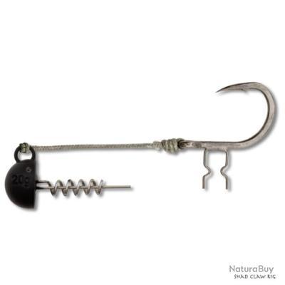 Black Cat Micro U-Float Rig 200 Cm - Bas De Ligne Pêche Avec 2 Flotteurs En U Et 2 Hameçons