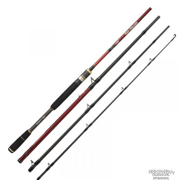 Canne Hearty Rise Red Shadow Traveler Spinning 04