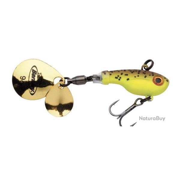 Tail Spinner Berkley Pulse Spintail 9g Brown Chartreuse