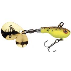 Tail Spinner Berkley Pulse Spintail 28g Brown Chartreuse