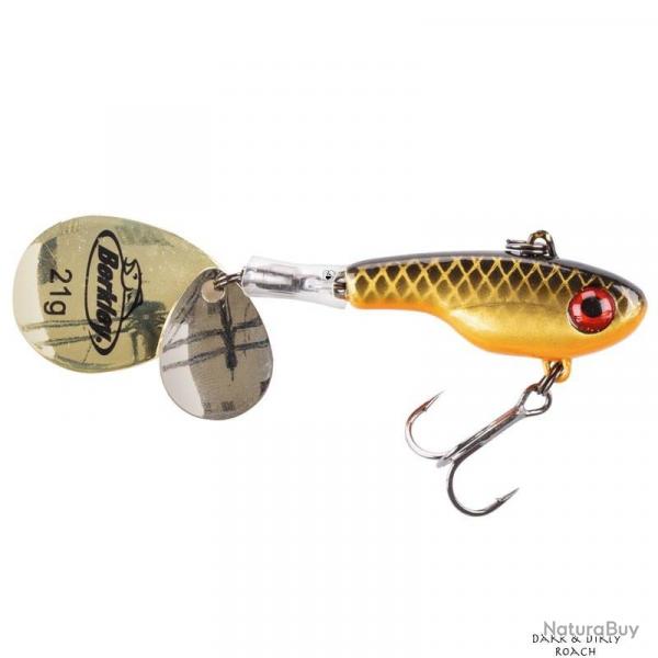 Tail Spinner Berkley Pulse Spintail 28g Dark & Dirty Roach