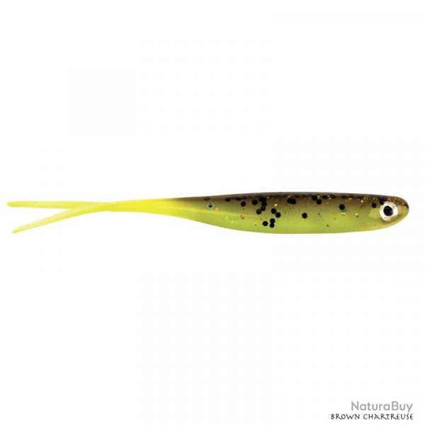 Leurre Souple Berkley Powerbait Sneakminnow Brown Chartreuse 5 cm