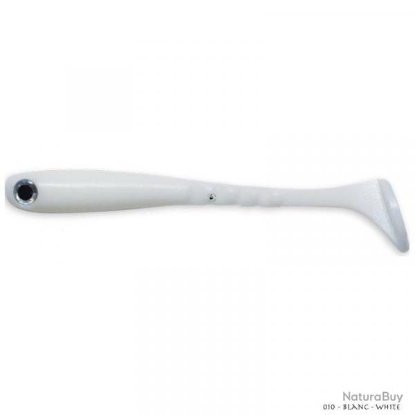 Leurre Souple Delalande Zand Shad 11cm 010 - Blanc - White