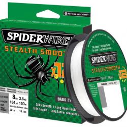 Tresse Spiderwire Stealth Smooth 12 Braid 150m Transluscent 5/100