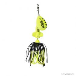 Cuiller Tournante Madcat A-Static Screaming Spinner Fluo Yellow UV