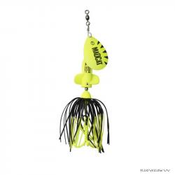 Cuiller Tournante Madcat A-Static Screaming Spinner Fluo Yellow UV