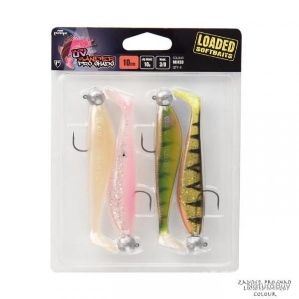 Leurre Souple Fox Rage Zander Pro Loaded UV Colour 5g 7,5cm UV Pearl, Pink Candy, UV Perch et UV Sti