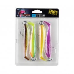 Leurre Souple Fox Rage Zander Pro Loaded UV Colour 10g 10cm Green Pumpkin UV, Blue Back UV, Sun Danc