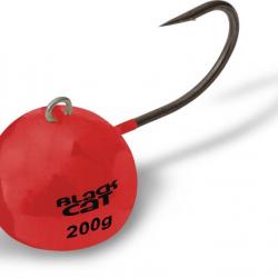 Tête Plombée Silure Black Cat Fire Ball 200g Red