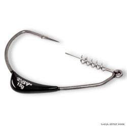 Hameçon Simple Plombé Black Cat Mega Offset Hook 12/0 15 g