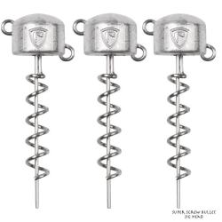Tête Plombée Fox Rage Super Screw Bullet Jig Head 30 g