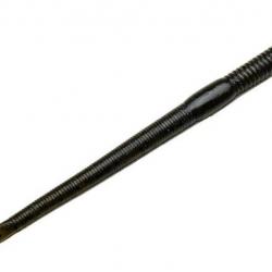 Leurre Souple Strike King KVD Super Finesse Worm 10cm 46 - Green Pumpkin