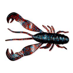 Leurre Souple LMAB Filet Craw 10cm Motoroil Blue