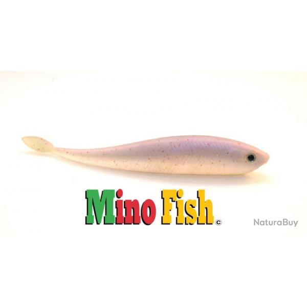 Leurre Souple Target Baits Mino Fish 9cm Dos Mauve