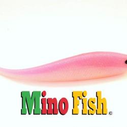Leurre Souple Target Baits Mino Fish 9cm Rose Bubble Gomme