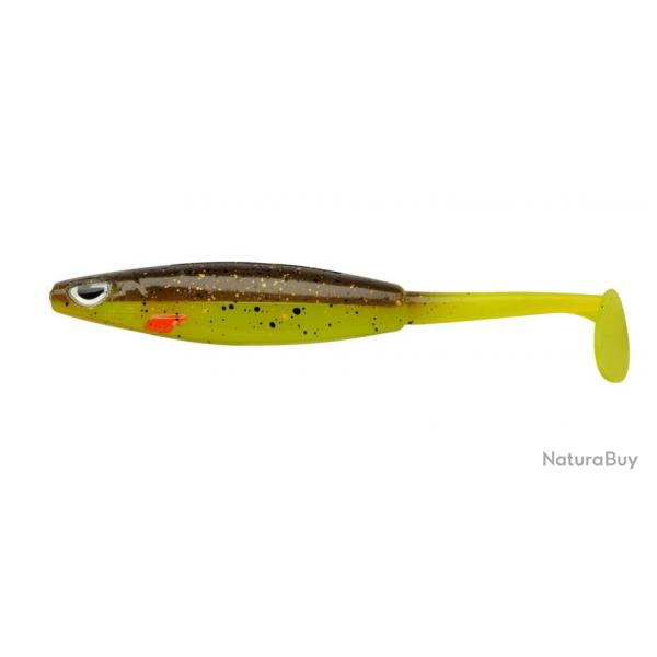 Leurre souple Berkley Sick Vibe 12cm Brown Chartreuse